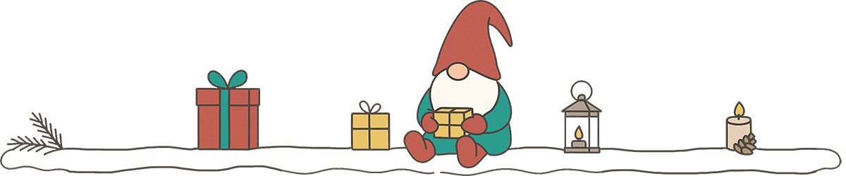 nisse with gifts